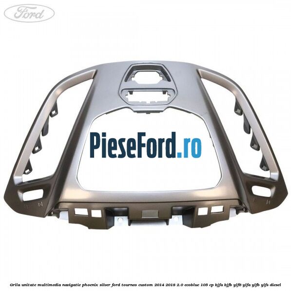 Grila unitate multimedia navigatie phoenix silver Ford Tourneo Custom 2014-2018 2.0 EcoBlue 105 cp Grila unitate multimedia navigatie phoenix silver Ford Tourneo Custom 2014-2018 2.0 EcoBlue 105 cp BJFA, BJFB, YLF6, YLFA, YLFB, YLFS diesel