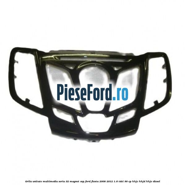 Grila unitate multimedia seria 32 magnet SVP Ford Fiesta 2008-2012 1.6 TDCi 90 cp HHJC, HHJD, HHJE diesel