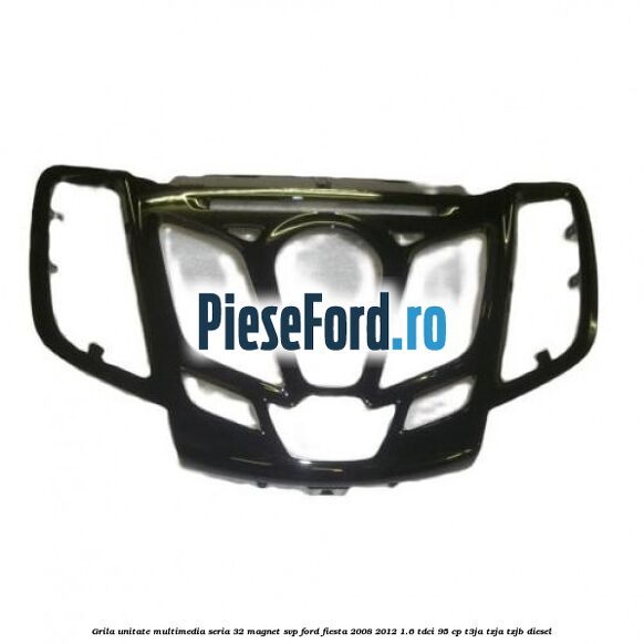 Grila unitate multimedia seria 32 magnet SVP Ford Fiesta 2008-2012 1.6 TDCi 95 cp T3JA, TZJA, TZJB diesel
