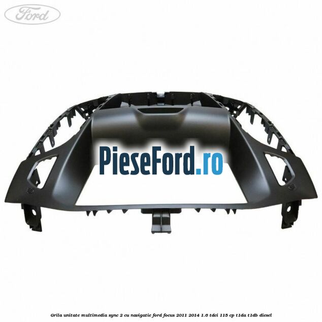 Grila unitate multimedia SYNC 2 cu navigatie Ford Focus 2011-2014 1.6 TDCi 115 cp T1DA, T1DB diesel