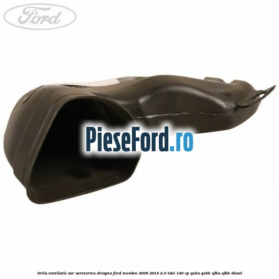 Grila ventilatie aer aeroterma dreapta Ford Mondeo 2008-2014 2.0 TDCi 140 cp QXBA, QXBB, UFBA, UFBB diesel