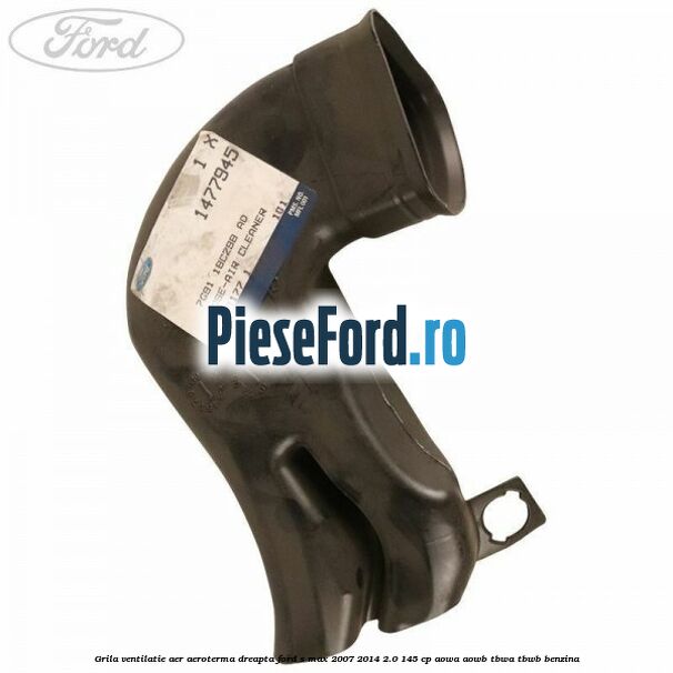 Grila ventilatie aer aeroterma dreapta Ford S-Max 2007-2014 2.0 145 cp AOWA, AOWB, TBWA, TBWB benzina