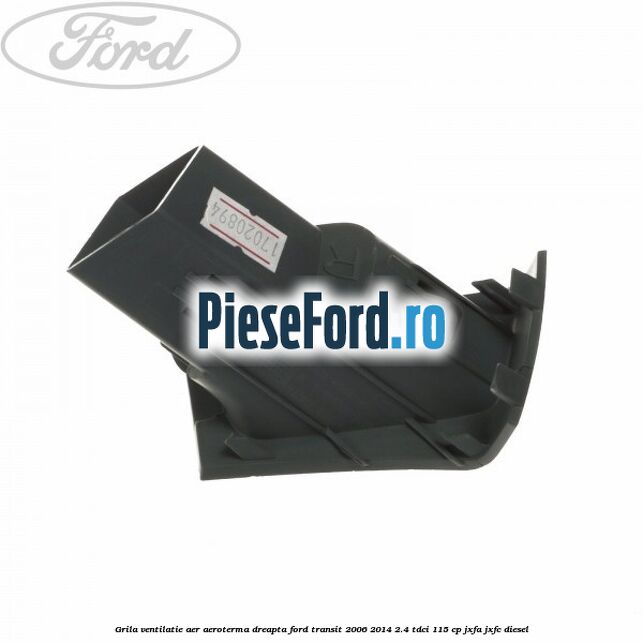 Grila ventilatie aer aeroterma dreapta Ford Transit 2006-2014 2.4 TDCi 115 cp JXFA, JXFC diesel