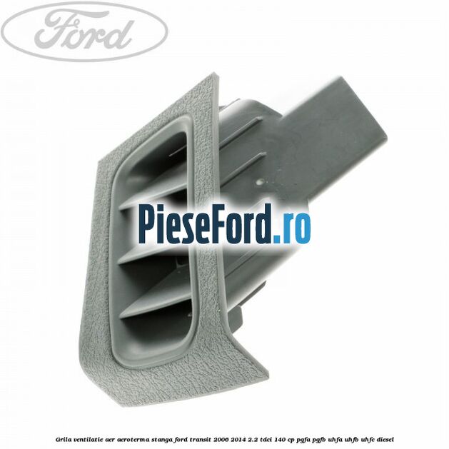 Grila ventilatie aer aeroterma stanga Ford Transit 2006-2014 2.2 TDCi 140 cp PGFA, PGFB, UHFA, UHFB, UHFC diesel
