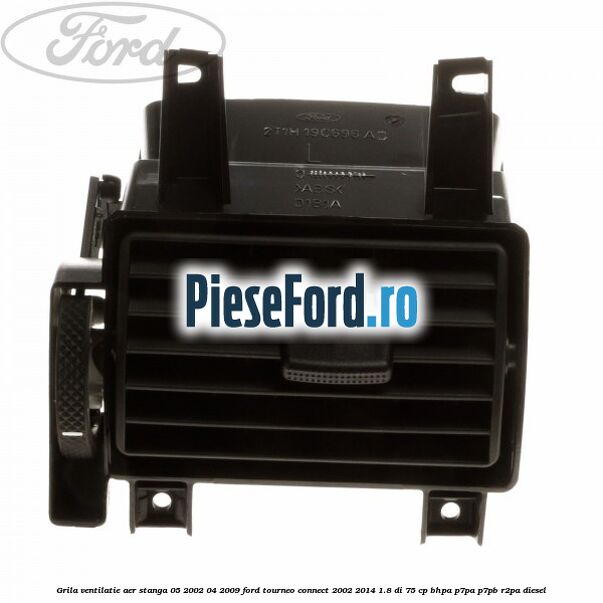 Grila ventilatie aer stanga 05/2002-04/2009 Ford Tourneo Connect 2002-2014 1.8 Di 75 cp BHPA, P7PA, P7PB, R2PA diesel