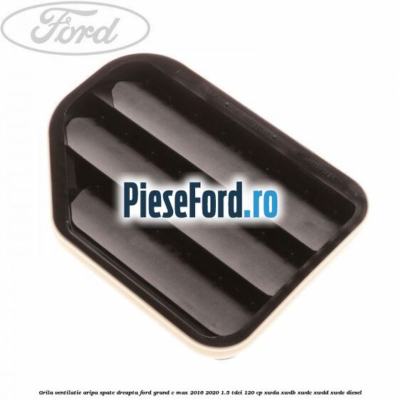 Grila ventilatie aripa spate dreapta Ford Grand C-Max 2016-2020 1.5 TDCi 120 cp XWDA, XWDB, XWDC, XWDD, XWDE diesel