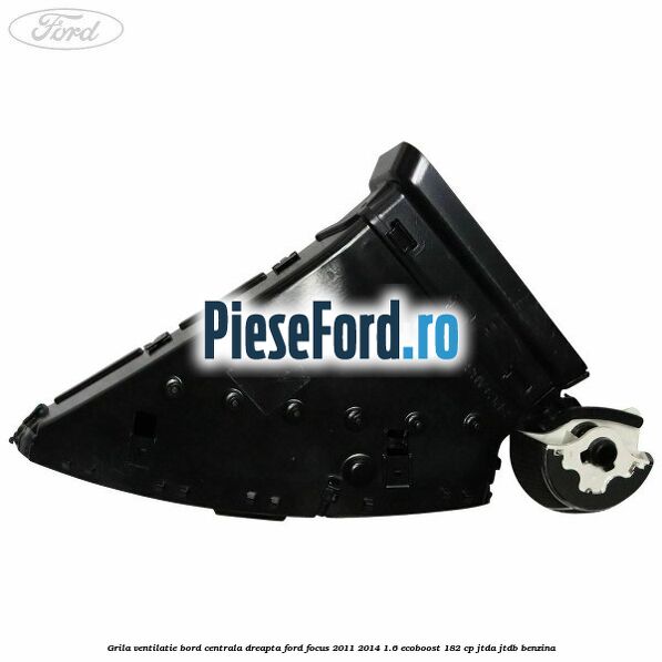 Grila ventilatie bord centrala dreapta Ford Focus 2011-2014 1.6 EcoBoost 182 cp JTDA, JTDB benzina