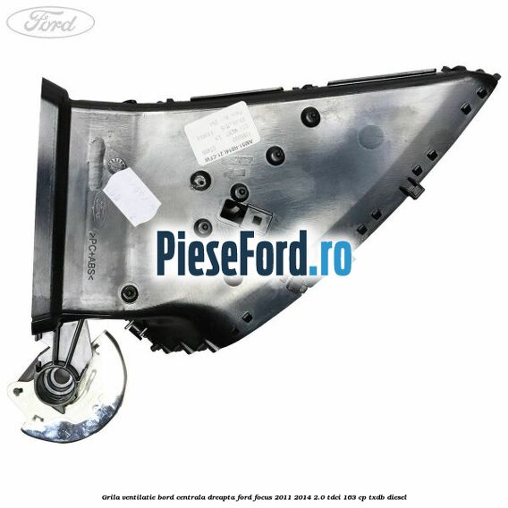 Grila ventilatie bord centrala dreapta Ford Focus 2011-2014 2.0 TDCi 163 cp TXDB diesel