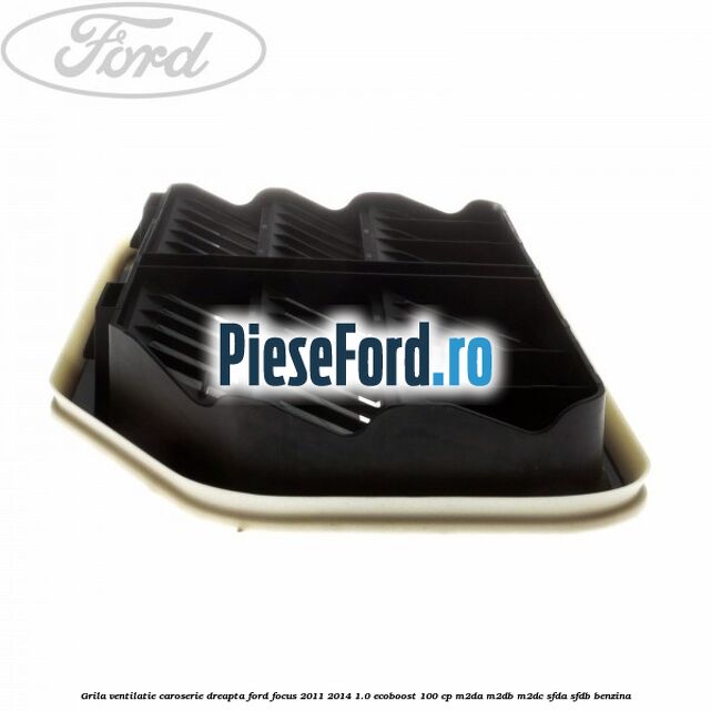 Grila ventilatie caroserie, dreapta Ford Focus 2011-2014 1.0 EcoBoost 100 cp M2DA, M2DB, M2DC, SFDA, SFDB benzina