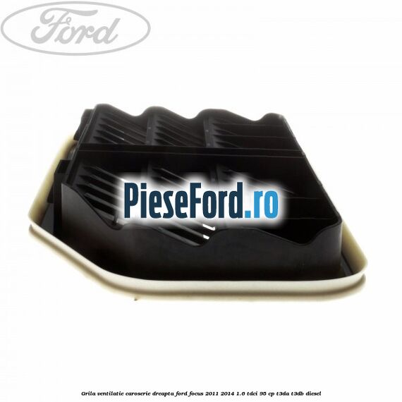 Grila ventilatie caroserie, dreapta Ford Focus 2011-2014 1.6 TDCi 95 cp T3DA, T3DB diesel