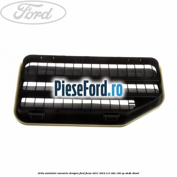 Grila ventilatie caroserie, dreapta Ford Focus 2011-2014 2.0 TDCi 136 cp UKDB diesel