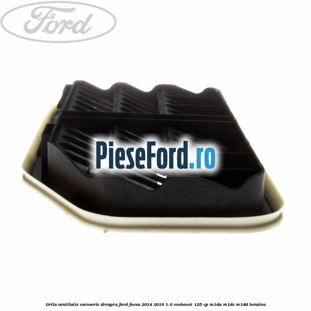 Grila ventilatie caroserie, dreapta Ford Focus 2014-2018 1.0 EcoBoost 125 cp M1DA, M1DC, M1DD benzina