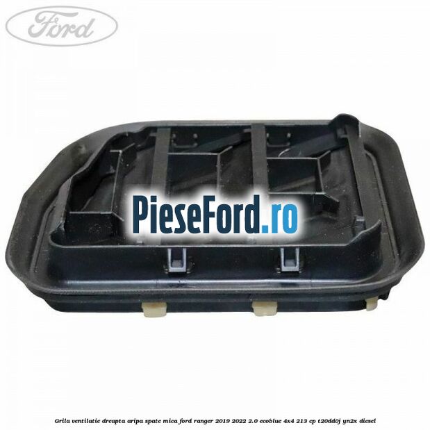 Grila ventilatie dreapta aripa spate mica Ford Ranger 2019-2022 2.0 EcoBlue 4x4 213 cp T20DD0J, YN2X diesel