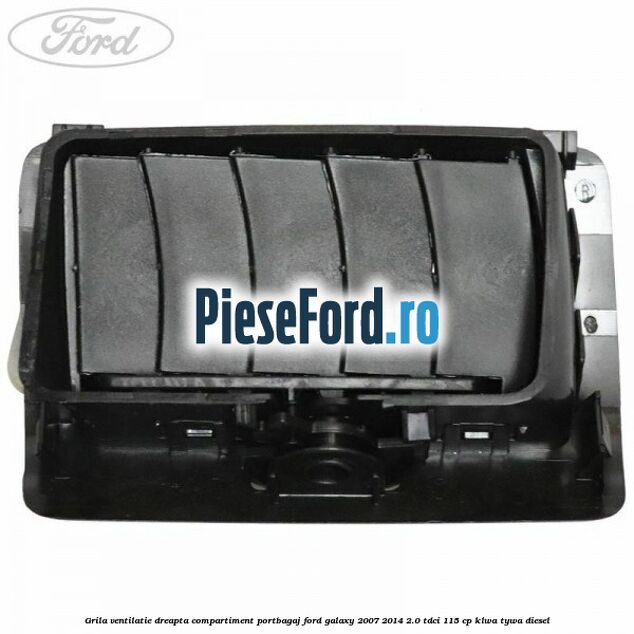 Grila ventilatie dreapta compartiment portbagaj Ford Galaxy 2007-2014 2.0 TDCi 115 cp KLWA, TYWA diesel
