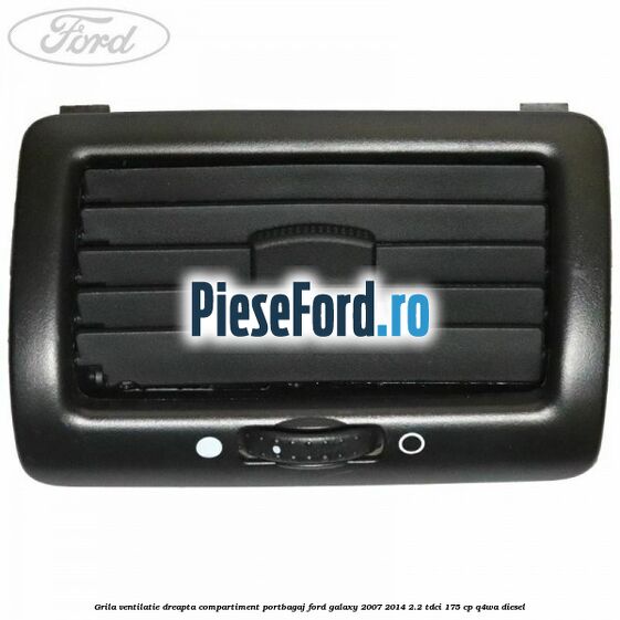 Grila ventilatie dreapta compartiment portbagaj Ford Galaxy 2007-2014 2.2 TDCi 175 cp Q4WA diesel