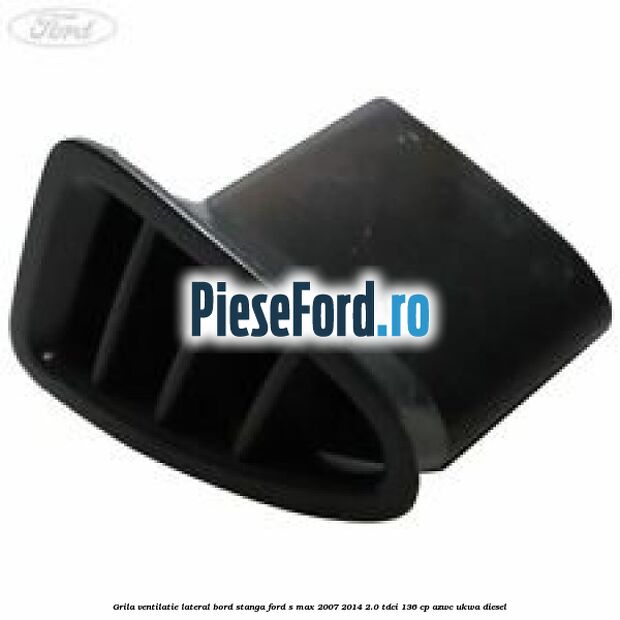 Grila ventilatie lateral bord stanga Ford S-Max 2007-2014 2.0 TDCi 136 cp AZWC, UKWA diesel