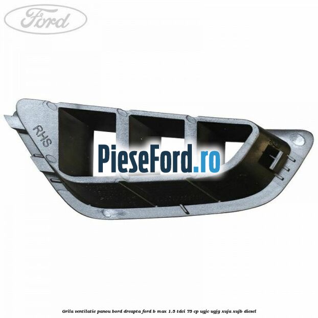 Grila ventilatie panou bord dreapta Ford B-Max 1.5 TDCi 75 cp UGJC, UGJG, XUJA, XUJB diesel