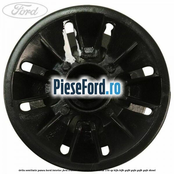 Grila ventilatie panou bord interior Ford Transit 2014-2018 2.0 EcoBlue 170 cp BLFA, BLFB, YNF6, YNFA, YNFB, YNFS diesel