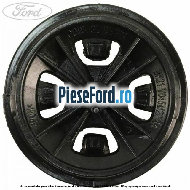 Grila ventilatie panou bord interior Ford Transit Courier 2019-2023 1.5 TDCi 75 cp UGCA, UGCB, XUCC, XUCD, XUCE diesel