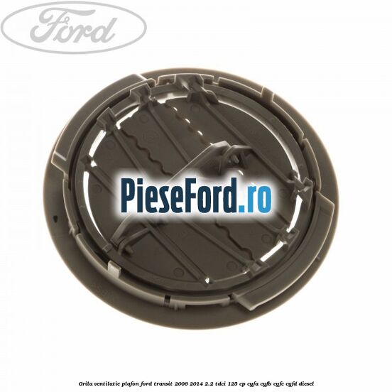 Grila ventilatie plafon Ford Transit 2006-2014 2.2 TDCi 125 cp CYFA, CYFB, CYFC, CYFD diesel