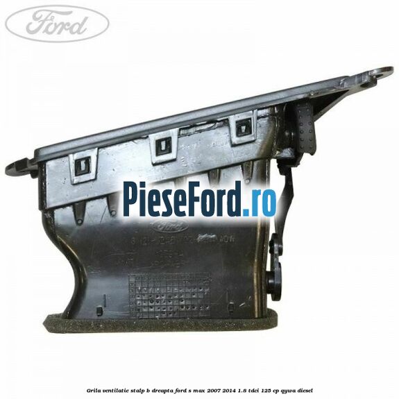 Grila ventilatie stalp B dreapta Ford S-Max 2007-2014 1.8 TDCi 125 cp QYWA diesel