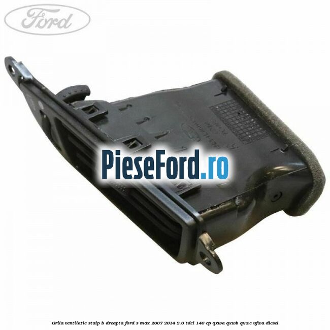 Grila ventilatie stalp B dreapta Ford S-Max 2007-2014 2.0 TDCi 140 cp QXWA, QXWB, QXWC, UFWA diesel