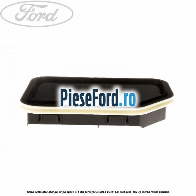 Grila ventilatie stanga aripa spate 4/5 usi Ford Focus 2014-2018 1.5 EcoBoost 182 cp M9DA, M9DB benzina