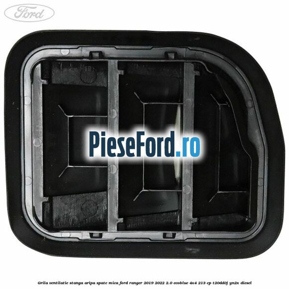 Grila ventilatie stanga aripa spate mica Ford Ranger 2019-2022 2.0 EcoBlue 4x4 213 cp T20DD0J, YN2X diesel