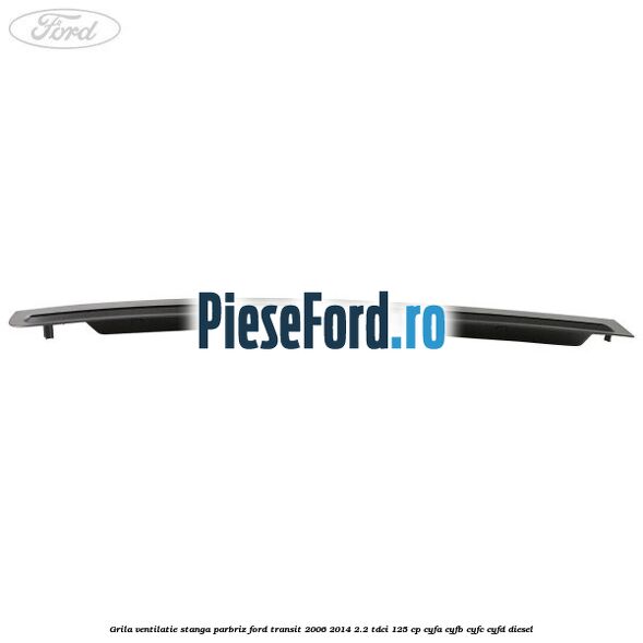 Grila ventilatie stanga parbriz Ford Transit 2006-2014 2.2 TDCi 125 cp CYFA, CYFB, CYFC, CYFD diesel