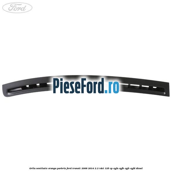 Grila ventilatie stanga parbriz Ford Transit 2006-2014 2.2 TDCi 125 cp CYFA, CYFB, CYFC, CYFD diesel