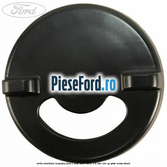 Grila ventilatie torpedou Ford C-Max 2007-2011 1.6 TDCi 101 cp G8DC, MTDA diesel