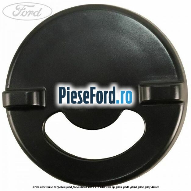 Grila ventilatie torpedou Ford Focus 2004-2007 1.6 TDCi 109 cp G8DA, G8DB, G8DD, G8DE, G8DF diesel