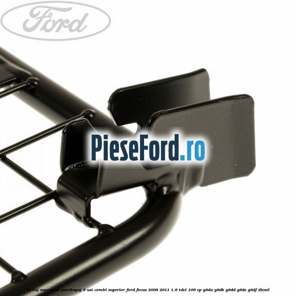 Grilaj separator portbagaj 5 usi combi superior Ford Focus 2008-2011 1.6 TDCi 109 cp G8DA, G8DB, G8DD, G8DE, G8DF diesel