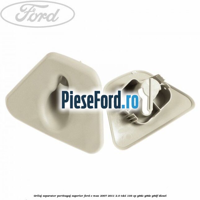 Grilaj separator portbagaj superior Ford C-Max 2007-2011 2.0 TDCi 133 cp G6DC, G6DE, G6DF diesel