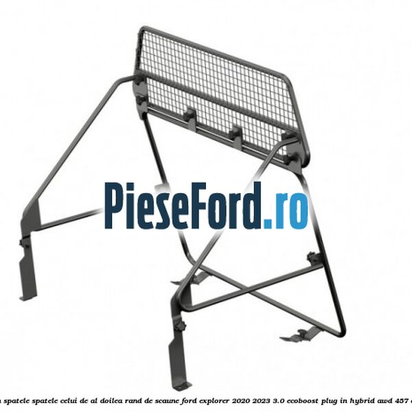 Grilaj separatorin spatele spatele celui de-al doilea rand de scaune Ford Explorer 2020-2023 3.0 EcoBoost Plug-in Hybrid AWD 457 cp C30PDTX hybrid