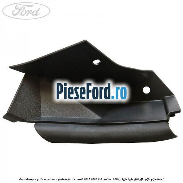 Gura dreapta grila aeroterma parbriz Ford Transit 2019-2023 2.0 EcoBlue 105 cp BJFA, BJFB, YLF6, YLFA, YLFB, YLFS diesel