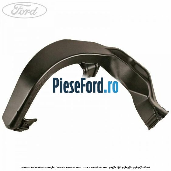 Gura evacuare aeroterma Ford Transit Custom 2014-2018 2.0 EcoBlue 105 cp BJFA, BJFB, YLF6, YLFA, YLFB, YLFS diesel