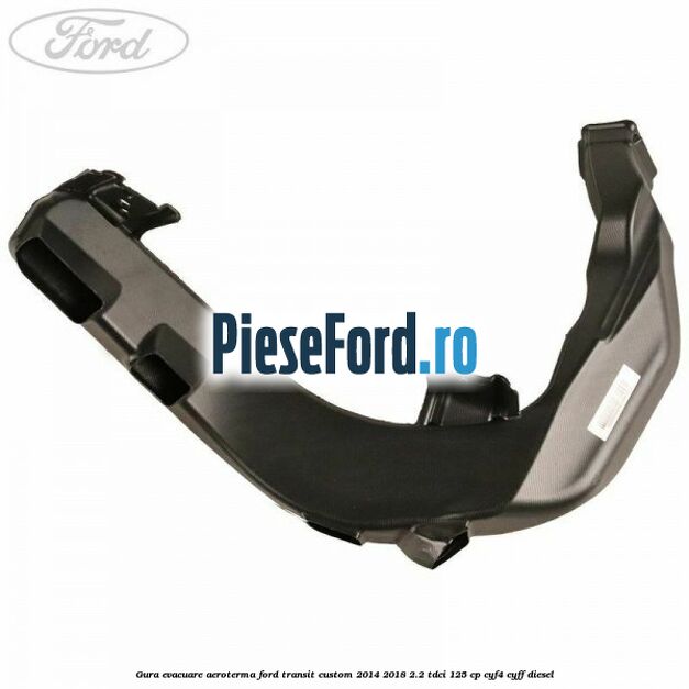 Gura evacuare aeroterma Ford Transit Custom 2014-2018 2.2 TDCi 125 cp CYF4, CYFF diesel