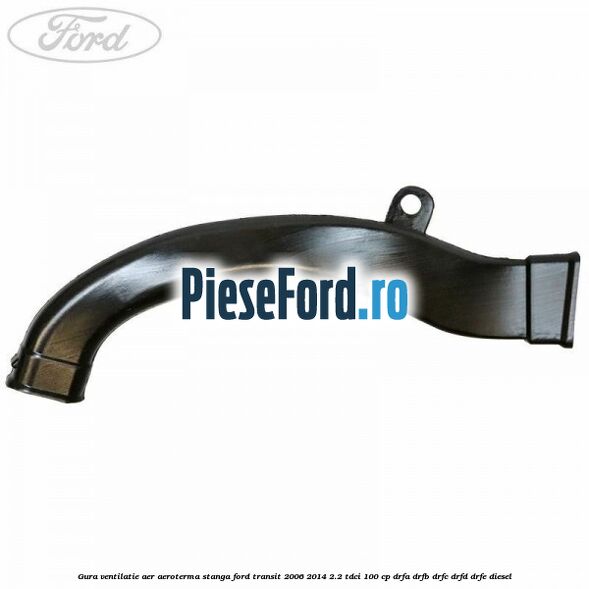 Gura ventilatie aer aeroterma stanga Ford Transit 2006-2014 2.2 TDCi 100 cp Gura ventilatie aer aeroterma stanga Ford Transit 2006-2014 2.2 TDCi 100 cp DRFA, DRFB, DRFC, DRFD, DRFE diesel
