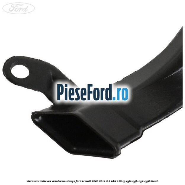 Gura ventilatie aer aeroterma stanga Ford Transit 2006-2014 2.2 TDCi 125 cp Gura ventilatie aer aeroterma stanga Ford Transit 2006-2014 2.2 TDCi 125 cp CYFA, CYFB, CYFC, CYFD diesel