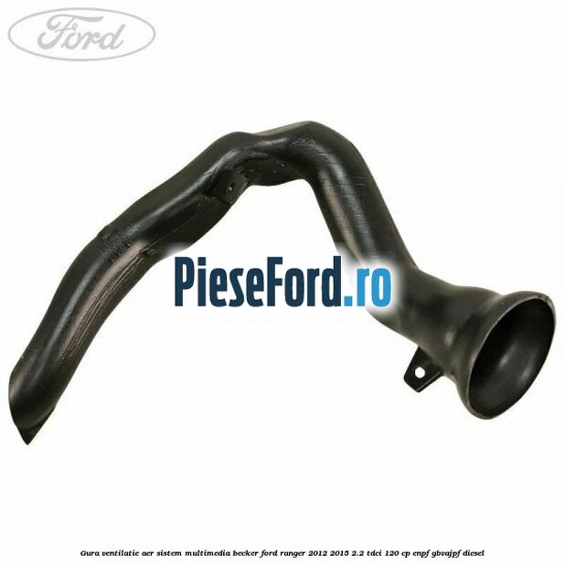 Gura ventilatie aer sistem multimedia Becker Ford Ranger 2012-2015 2.2 TDCi 120 cp ENPF, GBVAJPF diesel