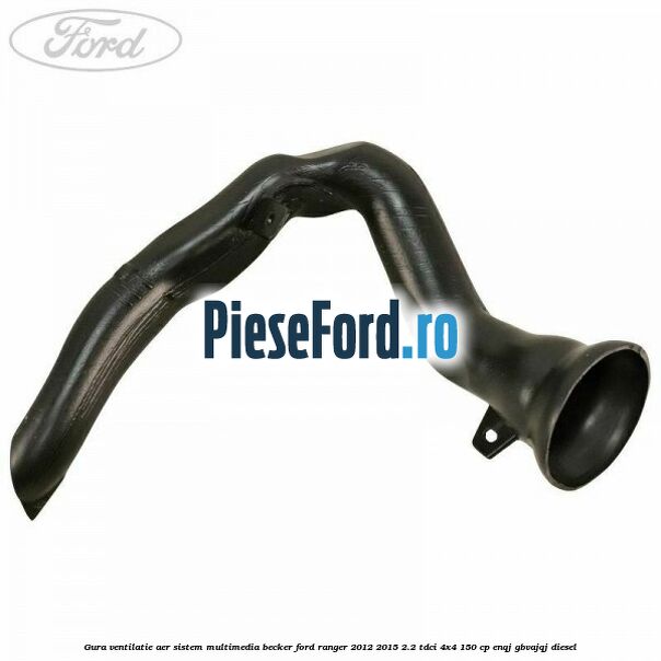 Gura ventilatie aer sistem multimedia Becker Ford Ranger 2012-2015 2.2 TDCi 4x4 150 cp ENQJ, GBVAJQJ diesel