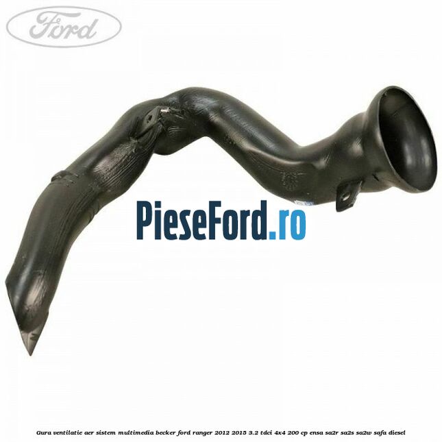 Gura ventilatie aer sistem multimedia Becker Ford Ranger 2012-2015 3.2 TDCi 4x4 200 cp ENSA, SA2R, SA2S, SA2W, SAFA diesel