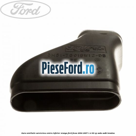 Gura ventilatie aeroterma centru inferior stanga Ford Focus 2004-2007 1.4 80 cp ASDA, ASDB benzina