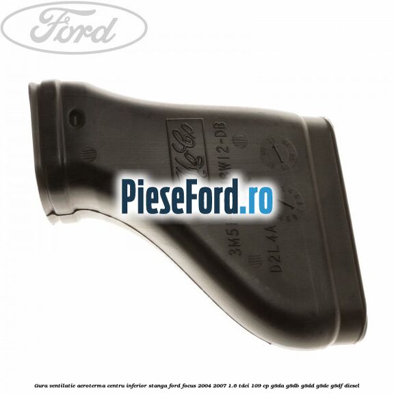 Gura ventilatie aeroterma centru inferior stanga Ford Focus 2004-2007 1.6 TDCi 109 cp G8DA, G8DB, G8DD, G8DE, G8DF diesel
