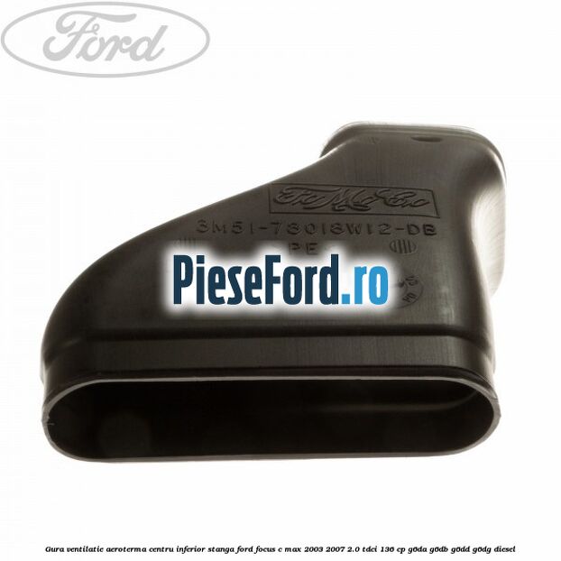 Gura ventilatie aeroterma centru inferior stanga Ford Focus C-Max 2003-2007 2.0 TDCi 136 cp Gura ventilatie aeroterma centru inferior stanga Ford Focus C-Max 2003-2007 2.0 TDCi 136 cp G6DA, G6DB, G6DD, G6DG diesel