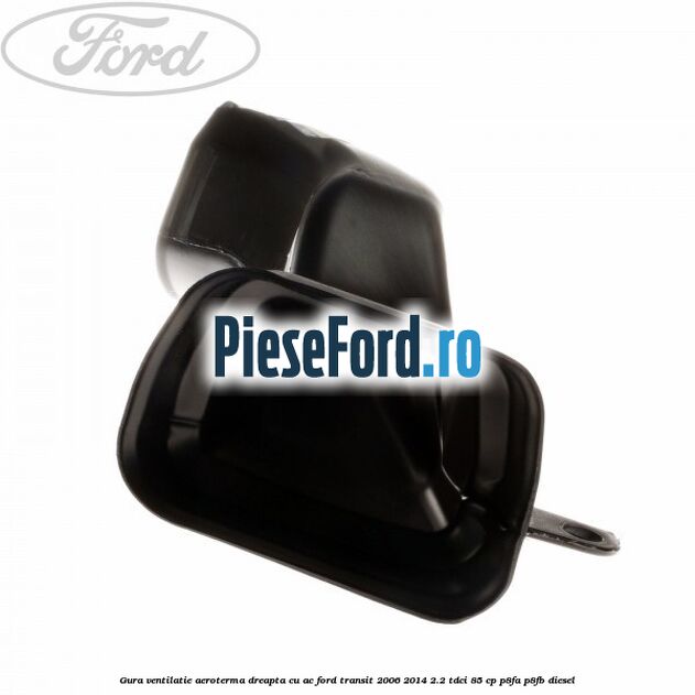 Gura ventilatie aeroterma dreapta cu AC Ford Transit 2006-2014 2.2 TDCi 85 cp P8FA, P8FB diesel