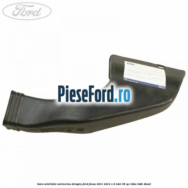 Gura ventilatie aeroterma dreapta Ford Focus 2011-2014 1.6 TDCi 95 cp Gura ventilatie aeroterma dreapta Ford Focus 2011-2014 1.6 TDCi 95 cp T3DA, T3DB diesel