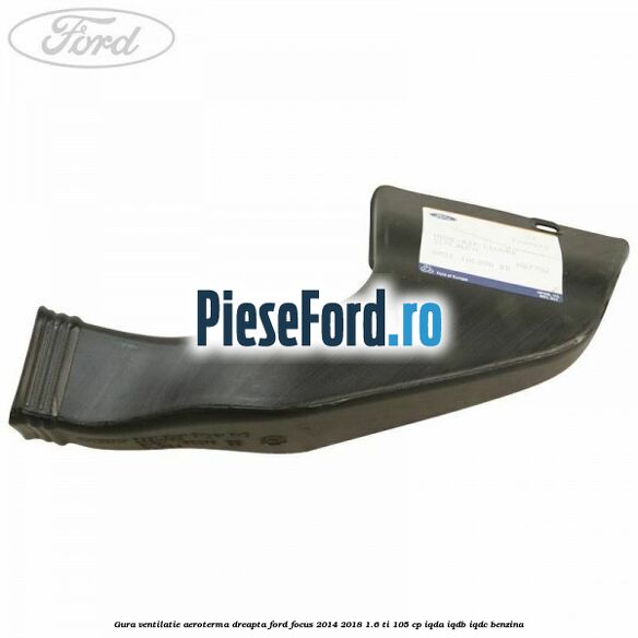 Gura ventilatie aeroterma dreapta Ford Focus 2014-2018 1.6 Ti 105 cp IQDA, IQDB, IQDC benzina