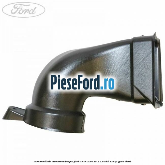 Gura ventilatie aeroterma dreapta Ford S-Max 2007-2014 1.8 TDCi 125 cp Gura ventilatie aeroterma dreapta Ford S-Max 2007-2014 1.8 TDCi 125 cp QYWA diesel
